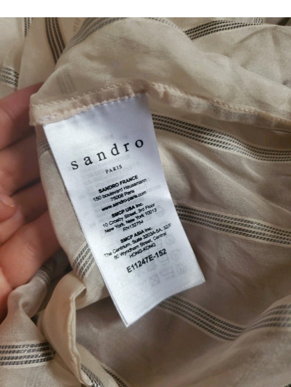 NWT SANDRO RENA TOP SIZE 2 - Picture 4 of 5